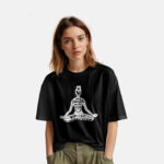 being yourself yoga t shirt