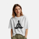 being yourself yoga t shirt