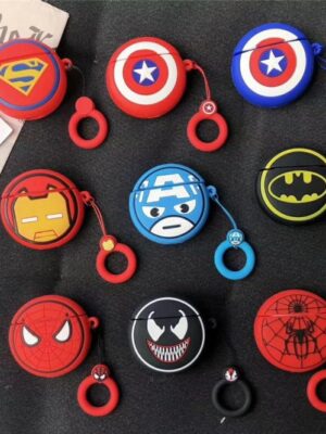 Superhero Round Logo Protective Case Cover for Apple AirPods / AirPods 2