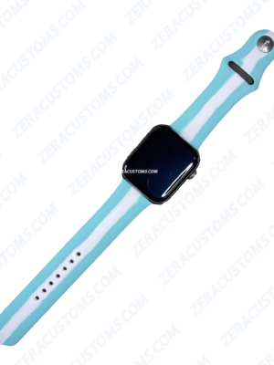 Colorful Stripes Silicon Strap For Apple Watch - 42/44 mm-zeracustoms.myshopify.com