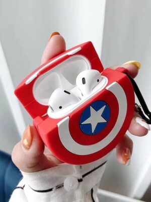 Captain America Shield Case Cover for Apple AirPods / AirPods 2