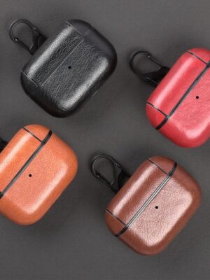 Classic Retro Leather Case Cover for Apple AirPods Pro-zeracustoms.myshopify.com