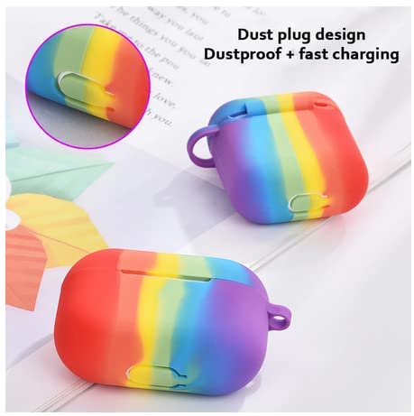 Rainbow Protective Silicon Case For Apple AirPods 3