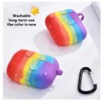 Rainbow Protective Silicon Case For Apple AirPods 3