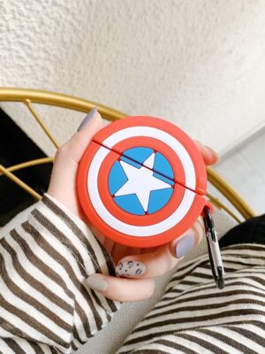 Captain America Shield Case Cover for Apple AirPods Pro-zeracustoms.myshopify.com