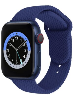 Braided Silicon Strap For Apple Watch - 42/44 mm-zeracustoms.myshopify.com