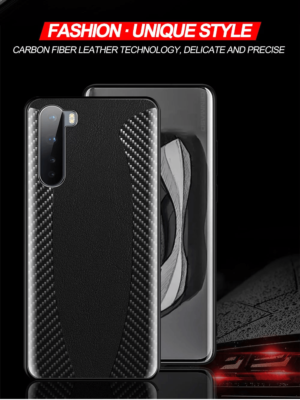 Carbon Fiber Car Pattern Case for OnePlus Nord-zeracustoms.myshopify.com