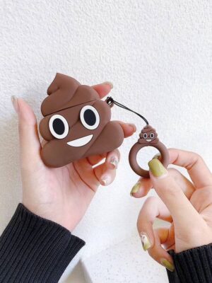 Chocolate Emoji Apple AirPods Case