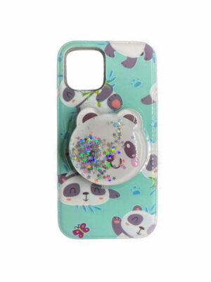 Cute Panda iPhone Case with PopSocket