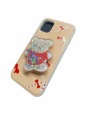 Cute Bear iPhone Case with PopSocket-zeracustoms.myshopify.com