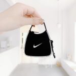 Nike Black Handbag Case Cover for Apple AirPods