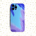 Oil Paint Series iPhone Case - Blue