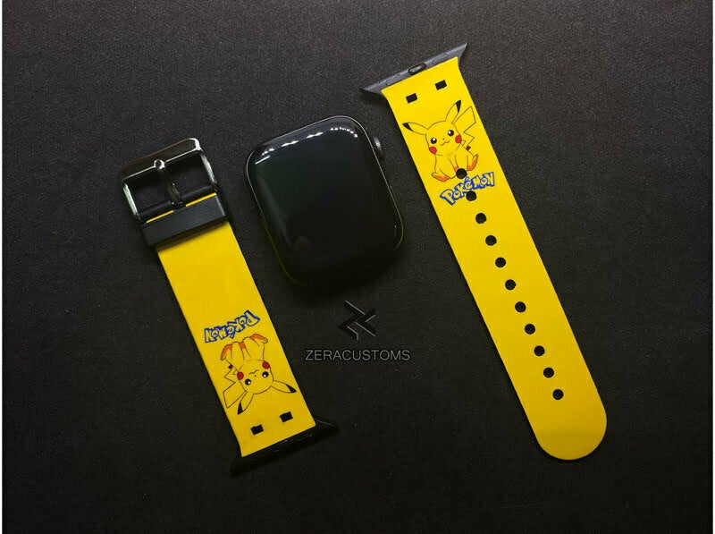 Pokemon Pikachu Quartz Watch Round Black Dial Silver Arabic & Indices Hours  NIB! | eBay