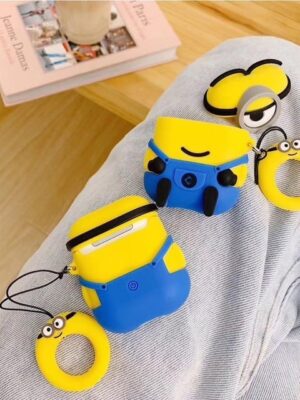 Minion Protective Case Cover for Apple AirPods / AirPods 2-zeracustoms.myshopify.com