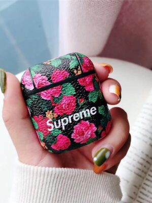 Supreme Pattern Case Cover for Apple AirPods / AirPods 2-zeracustoms.myshopify.com