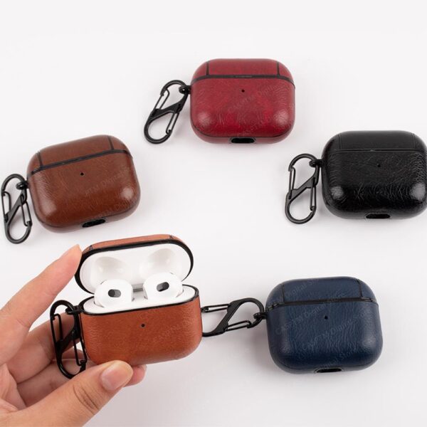 Leather Hard Protective Apple AirPods 3rd Gen Case