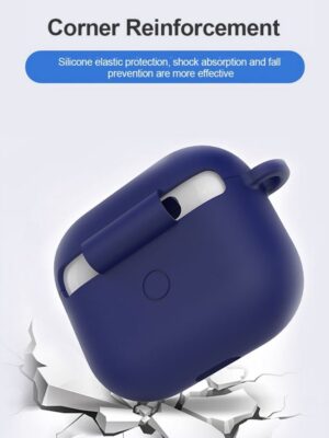 Plain Silicon Protective Case For Apple AirPods 3-zeracustoms.myshopify.com