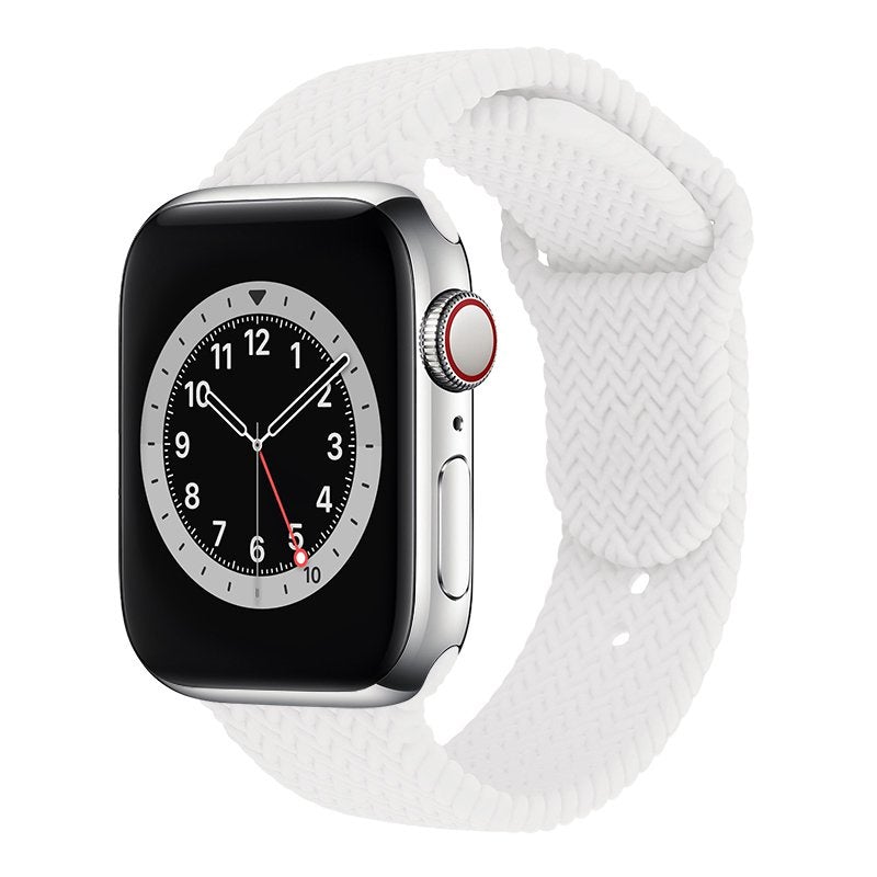 Braided Silicon Strap For Apple Watch - 42/44 mm