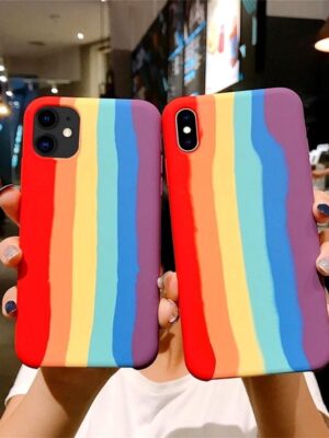 Rainbow Silicon iPhone Case