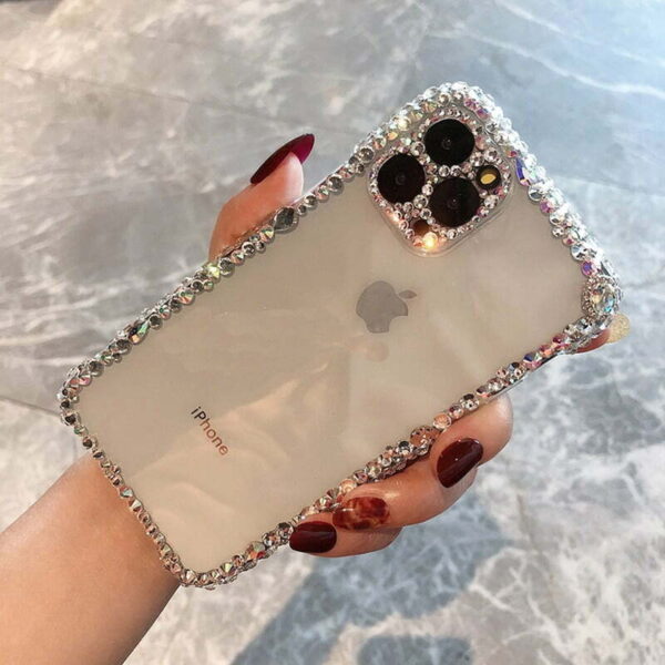 Bling Rhinestone Clear iPhone Case