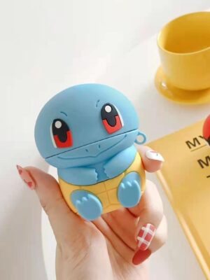 Squirtle Pokemon Protective Silicon Case For Apple AirPods-zeracustoms.myshopify.com