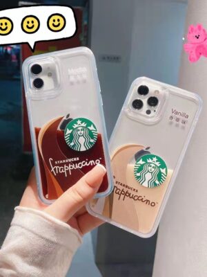 Starbucks Floating Coffee Liquid iPhone Case zeracustoms