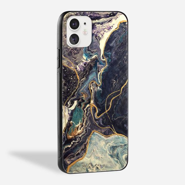 Marble Swirl Glass iPhone Case