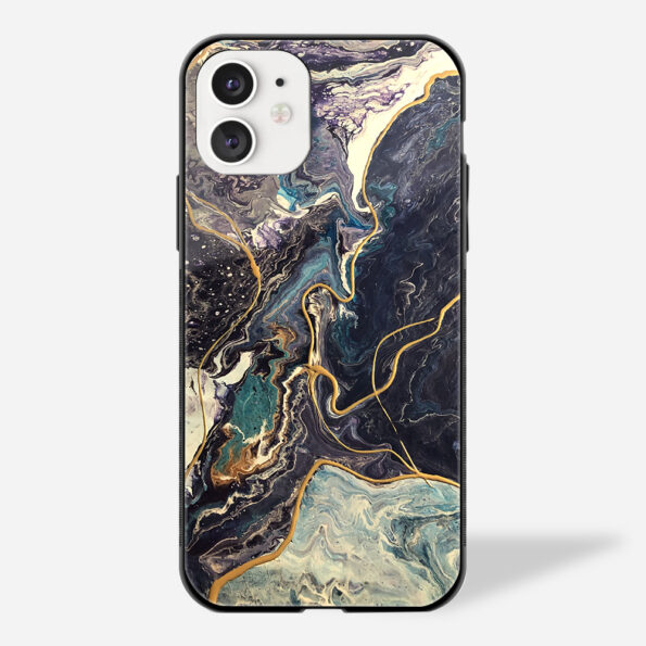 Marble Swirl Glass iPhone Case