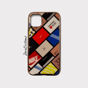 Brands Logo Glass iPhone Case