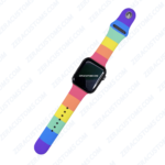 Rainbow Stripes Silicon Strap For Apple Watch – 42/44 mm 1