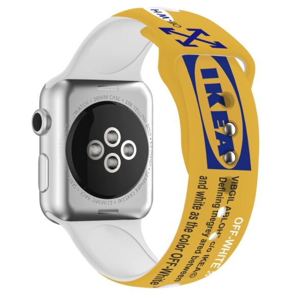 Yellow IKE Off Strap For Apple Watch