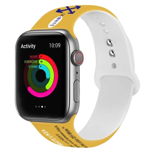 Yellow IKE Off Strap For Apple Watch