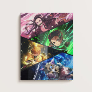 Demon Slayer Collage Metal Poster