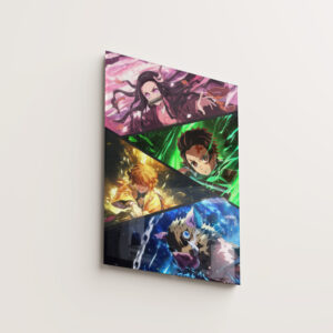 Demon Slayer Collage Metal Poster