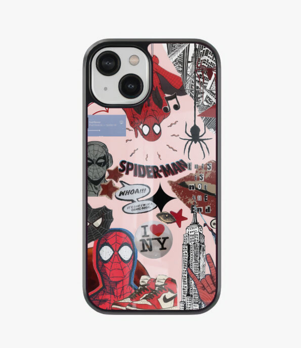 spider verse glass case