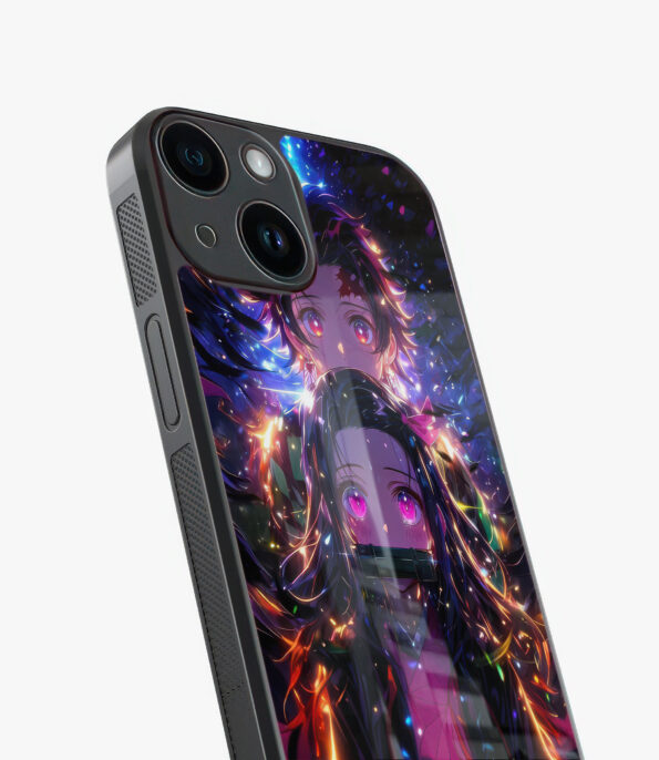 tanjiro x nezuko glass case