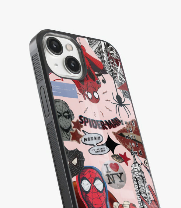 spider verse glass case